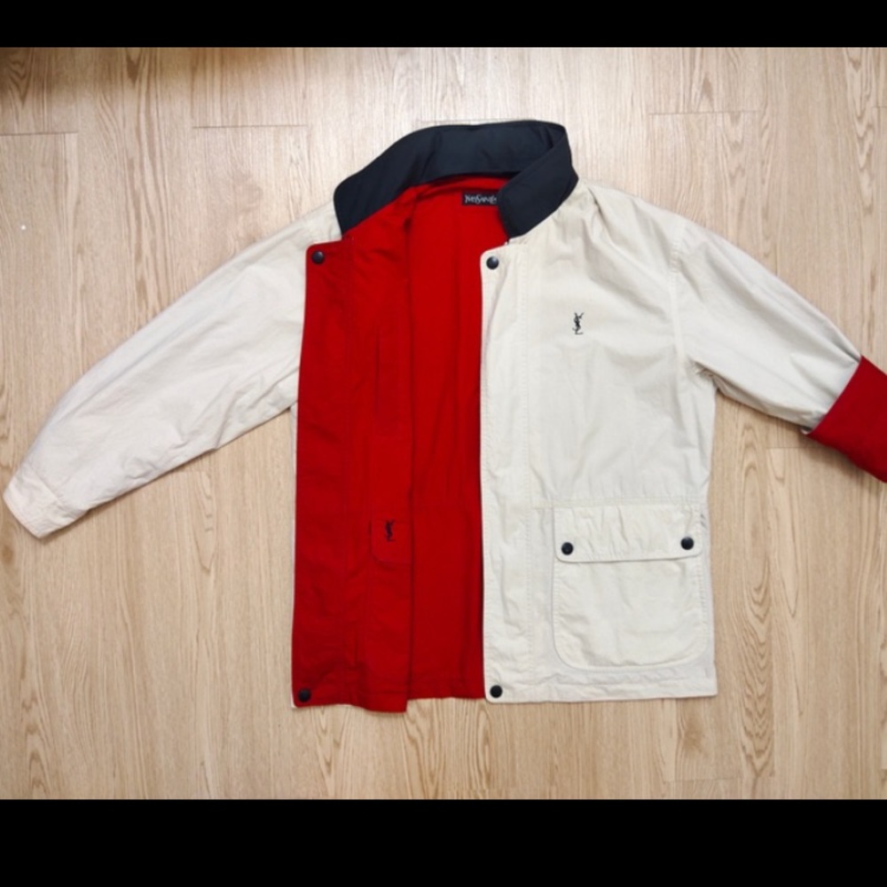 Vintage YSL Yves Saint Laurent Reversible Jacket - Picture 6 of 6